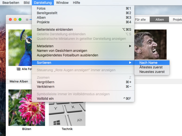 Os X El Capitan Fotoalben In Fotos App Sortieren Mac Life