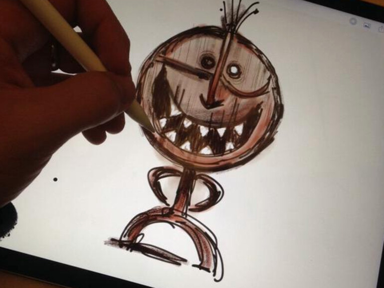 Tiki-Man hat gut lachen auf dem iPad Pro