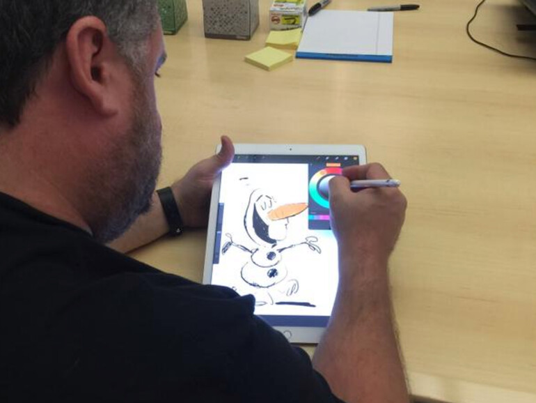 Auch Schneemann Olaf aus "Die Eiskönig" ist mit von der Partie