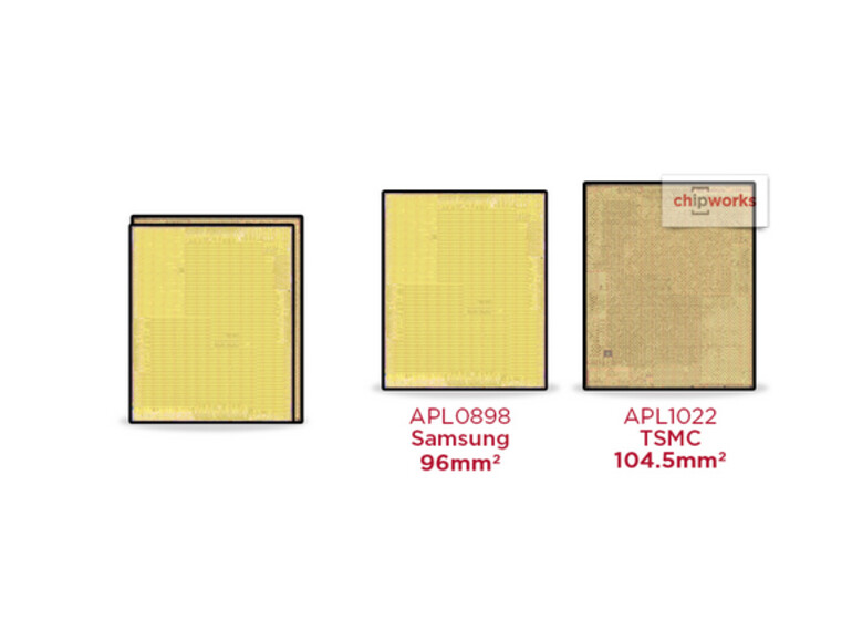 Samsungs A9-Chip ist rund 10 Prozent kleiner als der Chip von TSMC