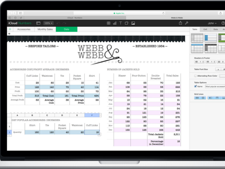 Apple hat die iWork-Suite aktualisiert