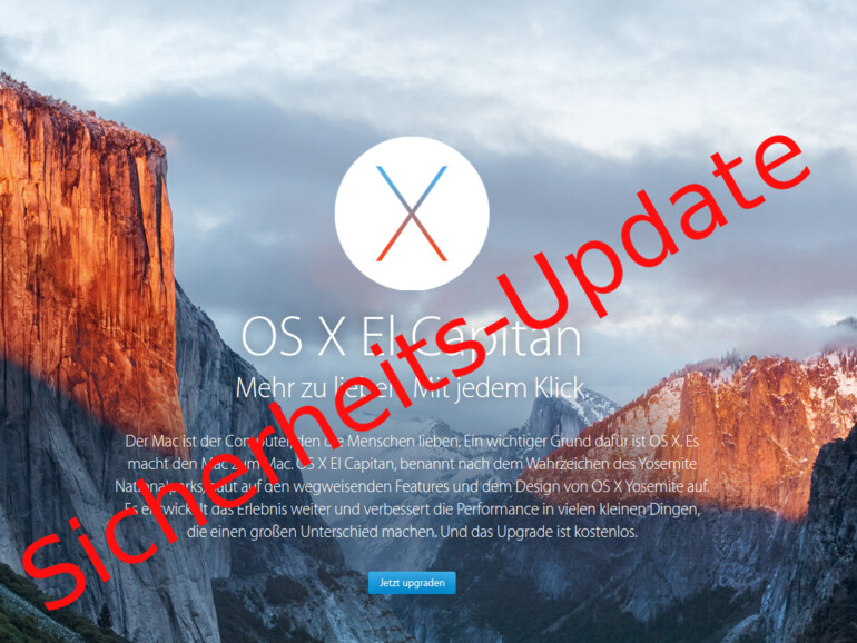 Apple hat seine Betriebssysteme aktualisiert