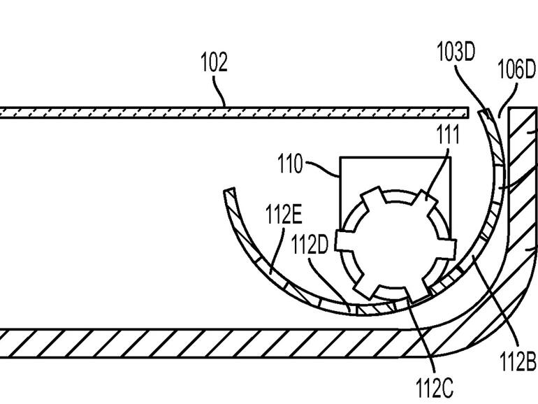 Der Mechanismus zum Ein- und Ausfahren der Stoßdämpfer.