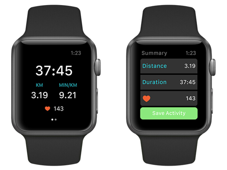 Runkeeper auf der Apple Watch