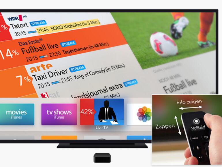 Live TV steht ab sofort im App Store zum Download bereit