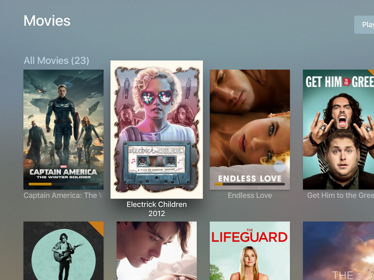 Plex bietet ein sehr elegantes und übersichtliches Design