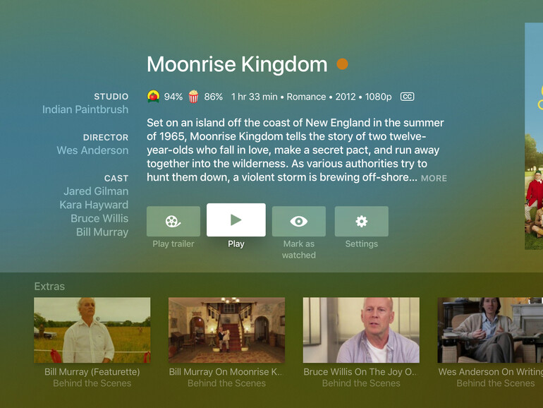 In der App erhalten Sie zahlreiche Zusatzinformationen zu Ihren Medien