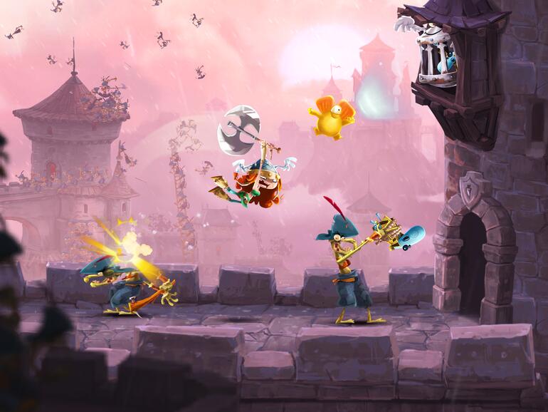Rayman Adventures profitiert enorm von der Steuerung via Gamepad.