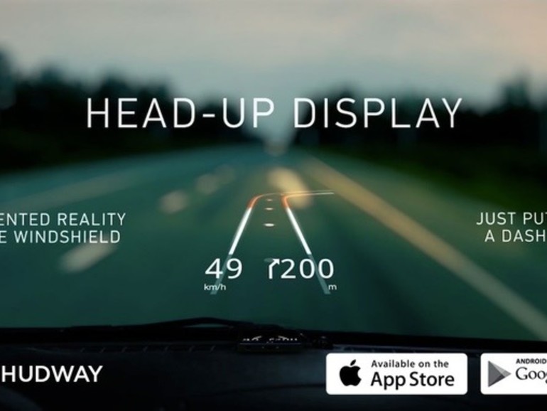 Head Up Display nachrüsten / Handy HUD Display - Hudway Glass Test