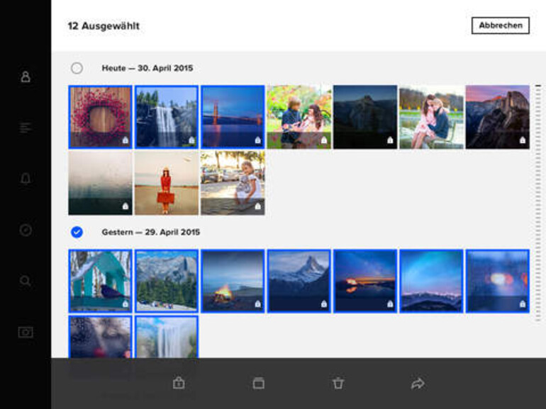 Flickr-App für das iPad