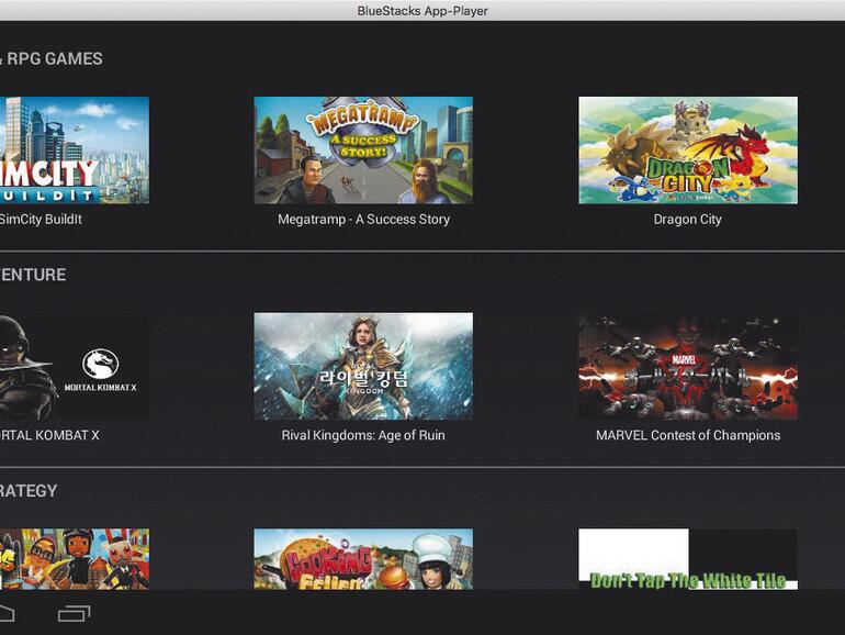 Bluestacks ist nicht nur leicht zu bedienen, sondern auch sehr schnell. Allerdings fehlt es am Funktionsumfang für anspruchsvollere Nutzer.