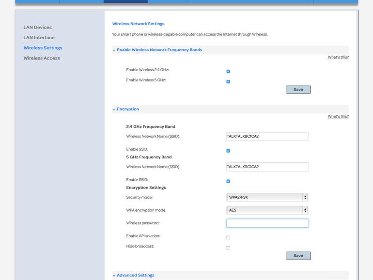 Die Konfigurationsseite jedes Routers ist unterschiedlich, aber bei allen sind die Basiseinstellungen, wie IP-Adresse oder Reichweite, enthalten.