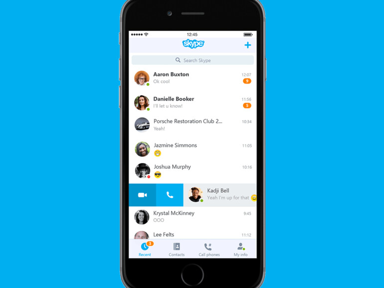 Skype hat neue Funktionen erhalten
