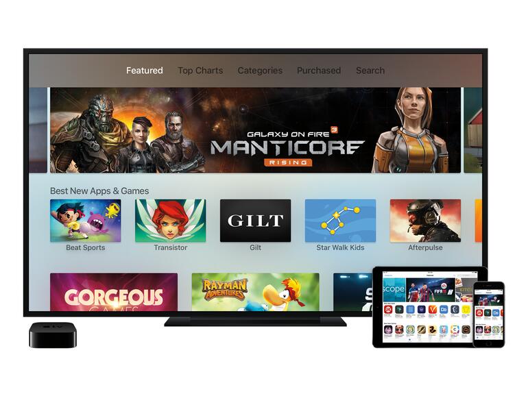 tvOS basiert auf iOS und das sieht man auch dem App Store an