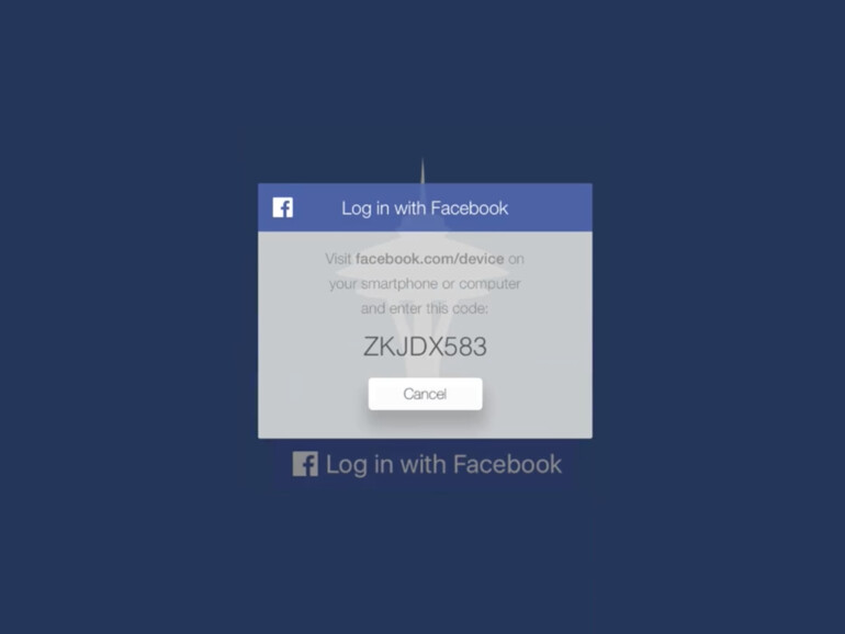 Facebook könnte das Login-Problem bei Apple TV lösen