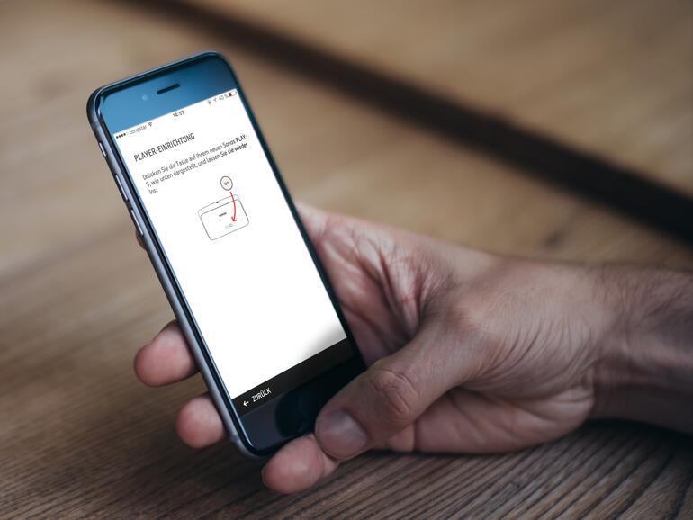 Die Einrichtung der Sonos-Speaker ist kinderleicht und eine Sache von wenigen Sekunden.