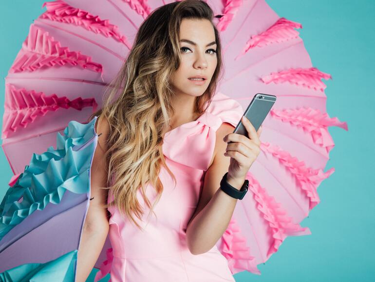 Wir haben Kisha, den smarten Regenschirm mit App-Anbindung, getestet.