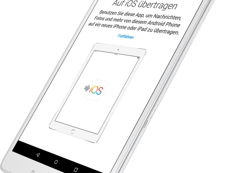 Apple bietet mit der Android-App „Auf iOS übertragen“ eine App, die beim Umstieg von iOS auf ein iPhone oder iPad hilft.