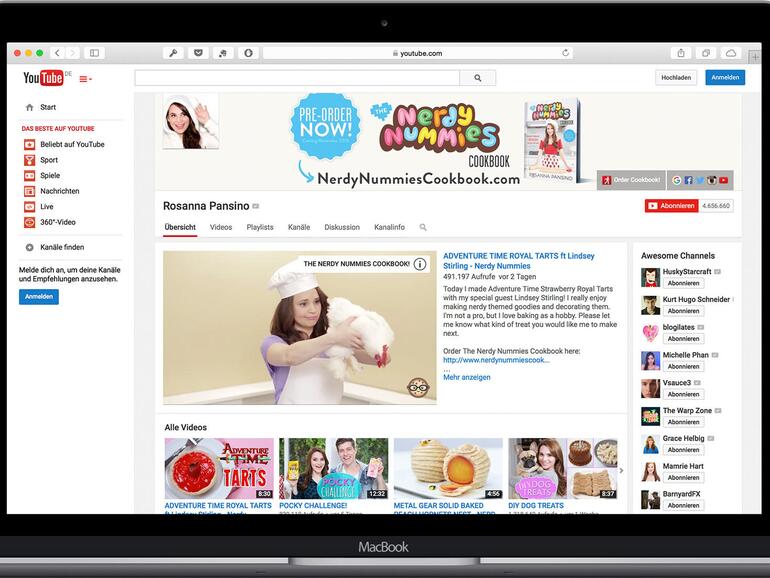 Das Stylesheet shutup.css ist in der Lage, in Safari und Chrome viele unliebsame Elemente der YouTube-Seite auszublenden.