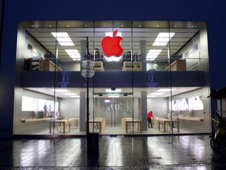 Welt-AIDS-Tag: Apple Store München