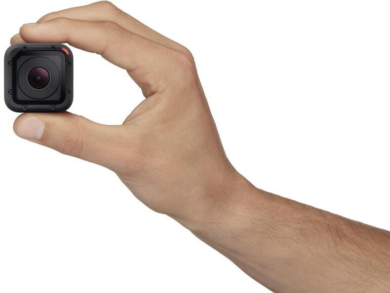 Dreiste Kopie: 
Die Hero4 Session von GoPro sieht der Cube+ äußerst ähnlich. Das findet auch Polaroid und hat bereits Klage eingereicht.