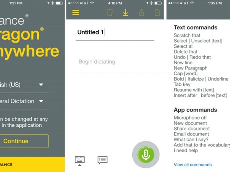 Dragon Anywhere für iOS