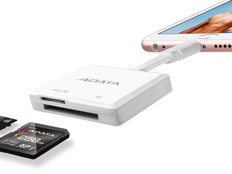 Lightning Card Reader von Adata