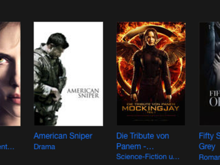 iTunes 2015: Die Top 10 Filme