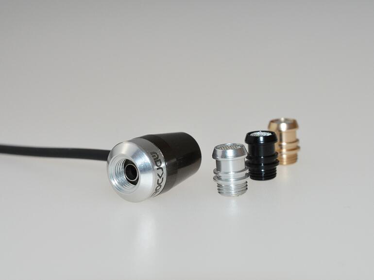 Die Kopfhörer werden mit drei austauschbaren Filtern geliefert und bietet so für jeden Anlass den richtigen Sound.