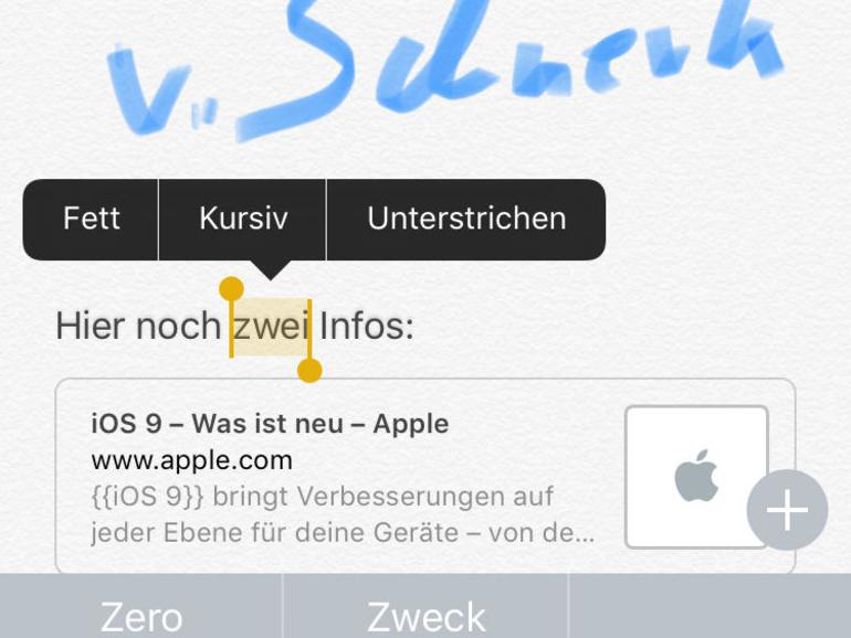 Notizen App In Ios 9 Die Besten Praxis Tipps Mac Life