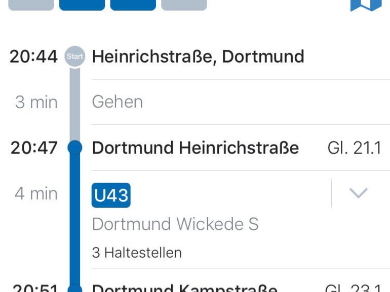Google Maps ruft zu jeder angetippten Haltestelle die planmäßigen Abfahrtszeiten aus dem Netz ab.