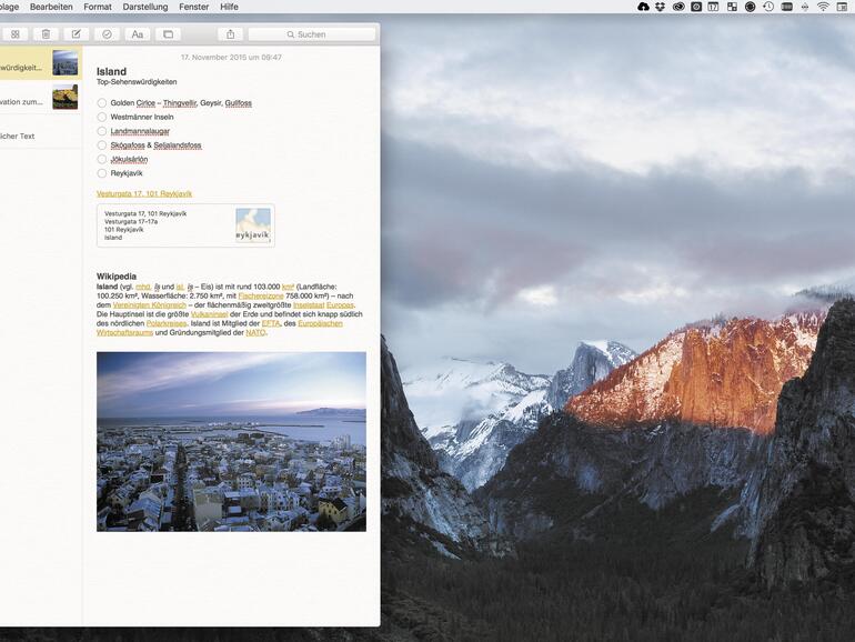 Die neuen Möglichkeiten von „Notizen“ und die integrierte Synchronisation kann dich Evernote vergessen lassen.