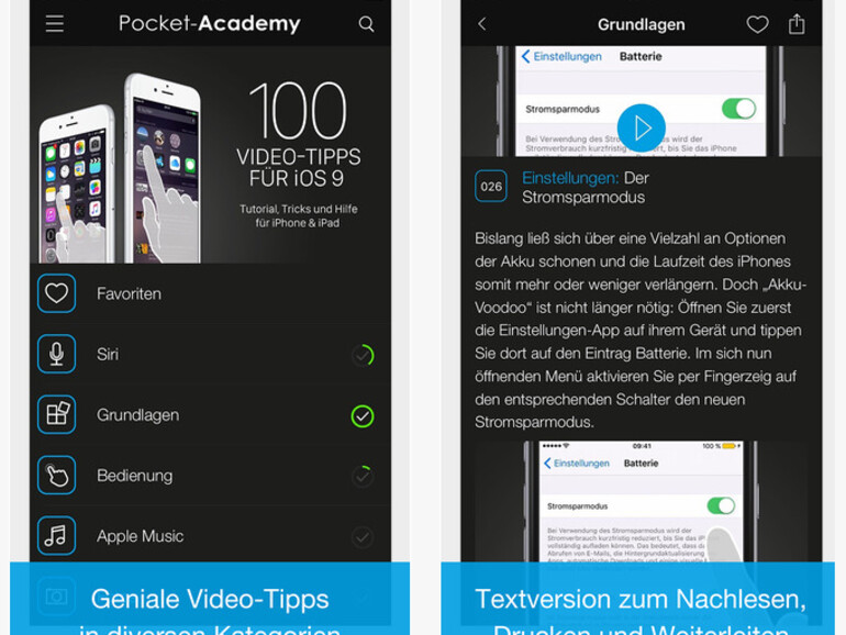 100 ultimative Video-Tipps zu iOS 9 für iPhone &amp; iPad