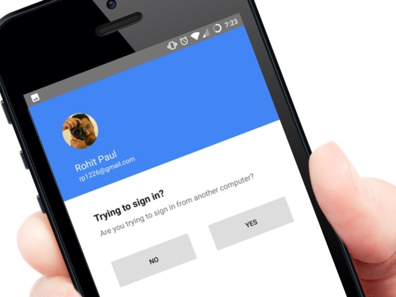 Login ohne Passwort - das Smartphone macht es möglich.