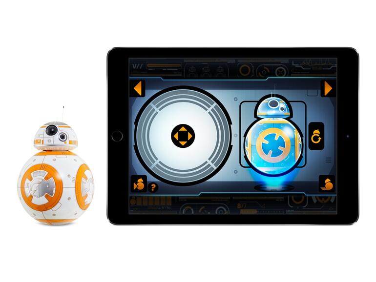 Der BB-8 aus Star Wars lässt sich dank Tickle ausführlich mit Persönlichkeit ausstatten