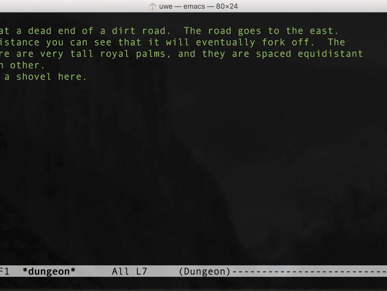 Computerspiele in ihrer Urform: Textadventures.