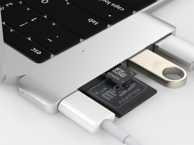 Das HyperDrive USB-C 5-in-1 Hub ist perfekt für das 12-Zoll-MacBook geeignet