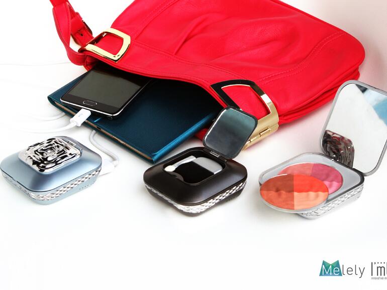 I'm Up ist ein als Make-Up-Kästchen getarnter Zusatzakku.