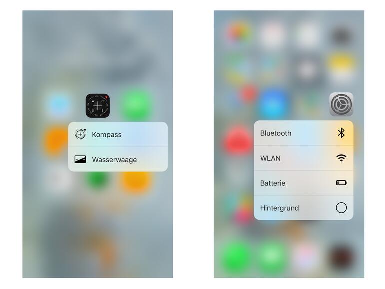Noch mehr Quick Actions für Standard-Apps