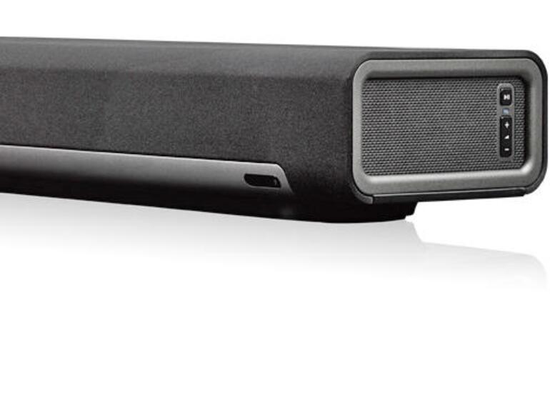 Die Playbar macht Sonos zur Heimkino-Anlage – in Kombi mit weiteren Playern auch mit Surround-Klang.