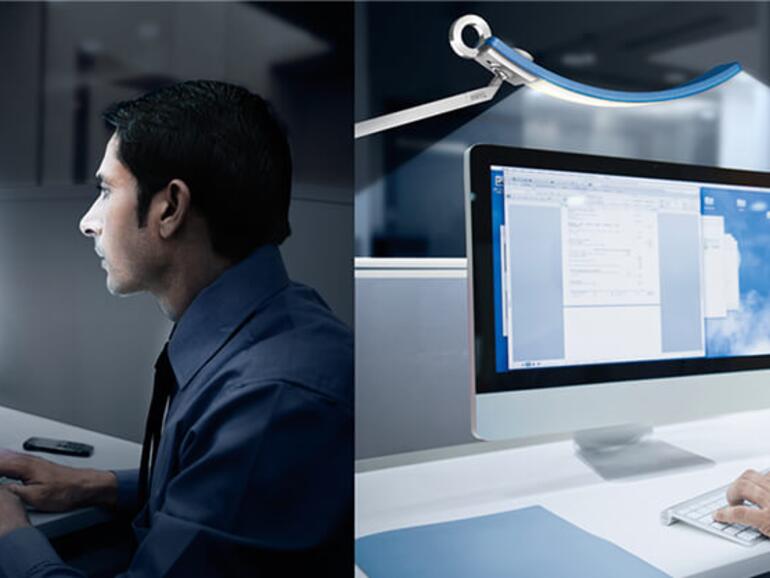 Vorher/Nachher-Vergleich am Bildschirm-Arbeitsplatz