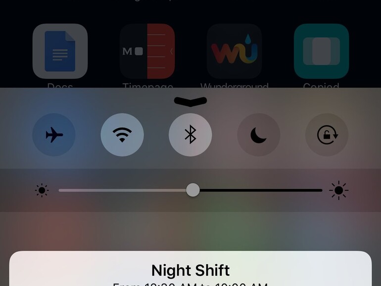 Überarbeitetes Kontrollzentrum in iOS 9.3 Beta 2