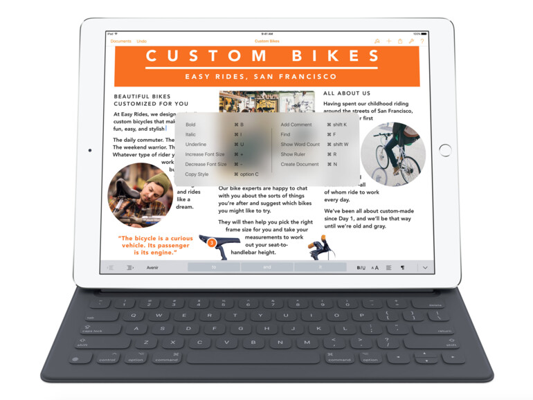 Mittels Smart Connector wird ab iOS 9.3 nicht nur die Tastatur mit Strom versorgt, sondern kann auch aktualisiert werden