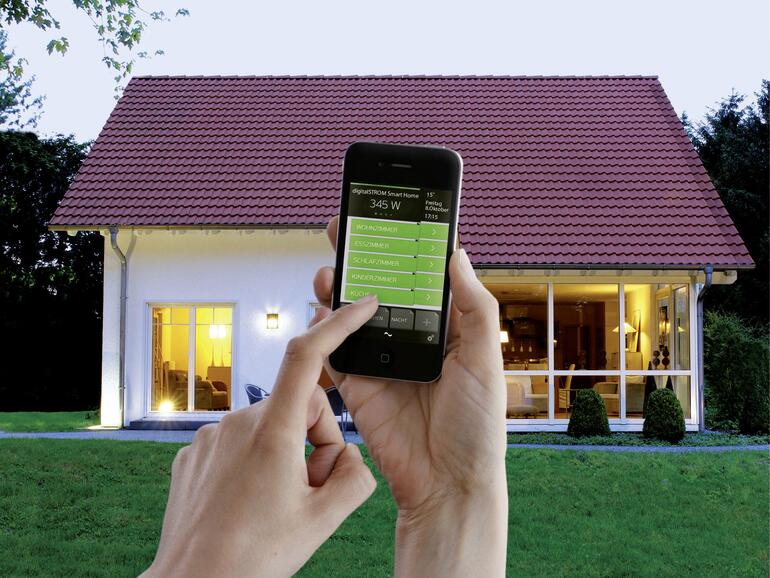 Mit Digitalstrom kann jede Wohnung oder jedes Haus zum Smart Home aufgerüstet und per iPhone oder Web-App ferngesteuert werden.