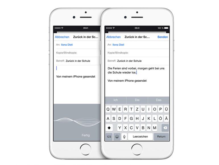 Diktieren ist eine einfache und bequeme Möglichkeit längere Texte am iPhone zu verfassen