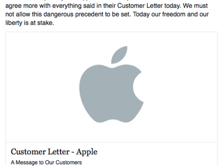 Auch Jan Koum, der Gründer vom Kurznachrichtendienst WhatsApp, unterstützte Tim Cook per Facebook-Post.