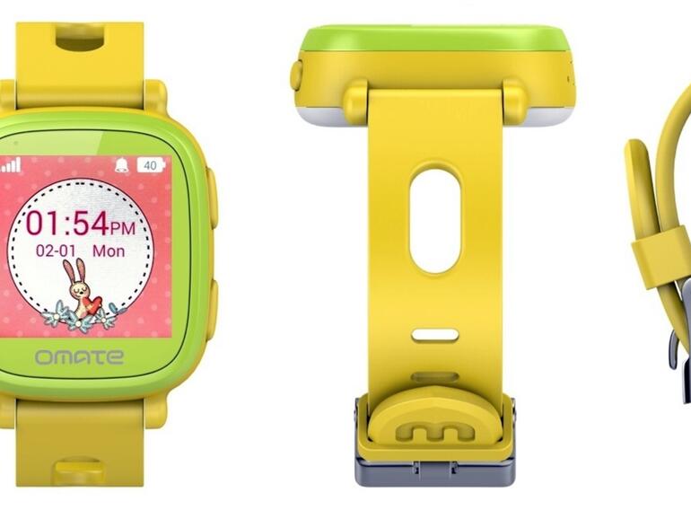 Die Smartwatch ist sehr leicht und bunt