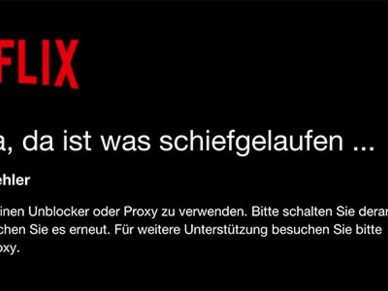Netflix blockiert VPN-Nutzer