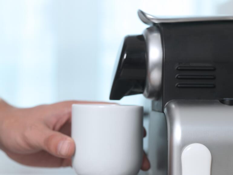 Um zu erkennen, wie Koffein-abhängig man wirklich ist, kann man den Motion Cookie auch den Kaffeemaschine befestigen.