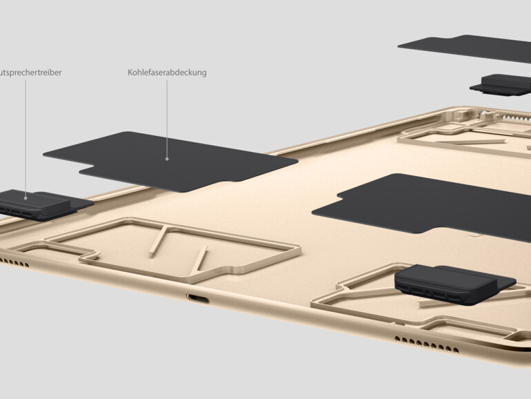 Wie das iPro Pro soll auch das iPad Air 3 über vier Lautsprecher verfügen
